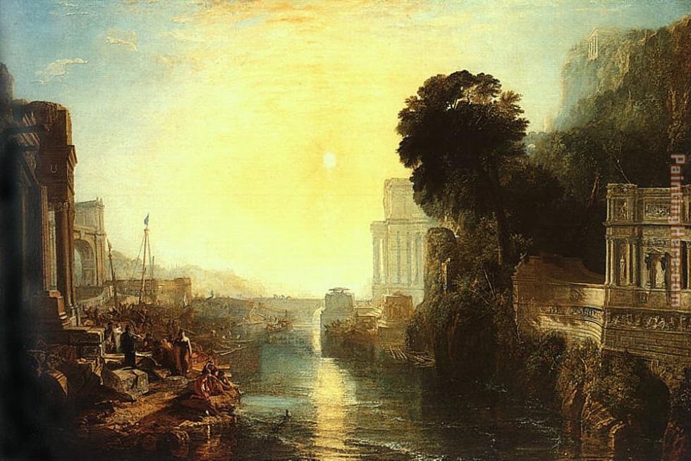 Dido Building Carthage painting - Joseph Mallord William Turner Dido Building Carthage art painting